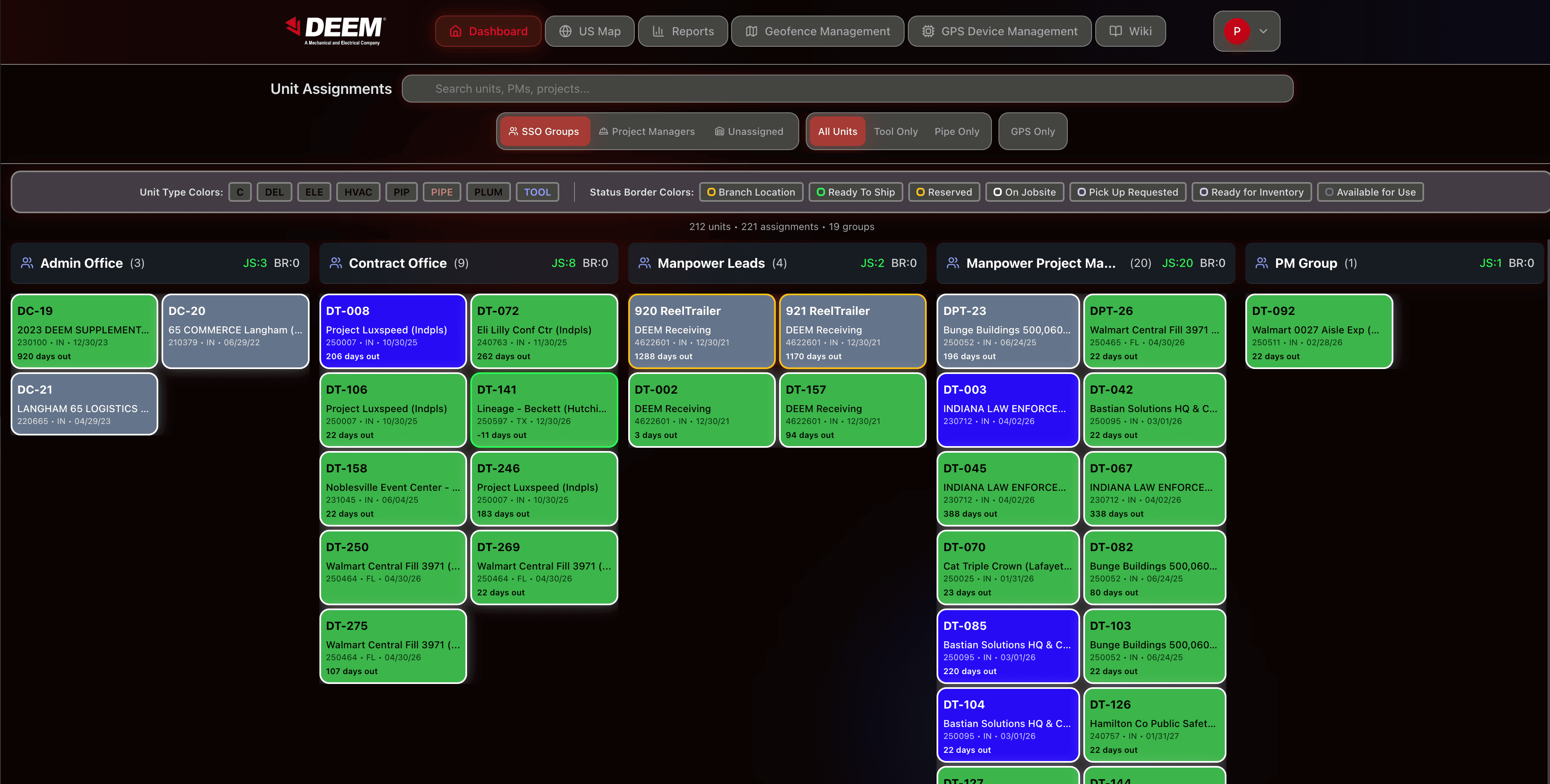 DEEM First Dashboard
