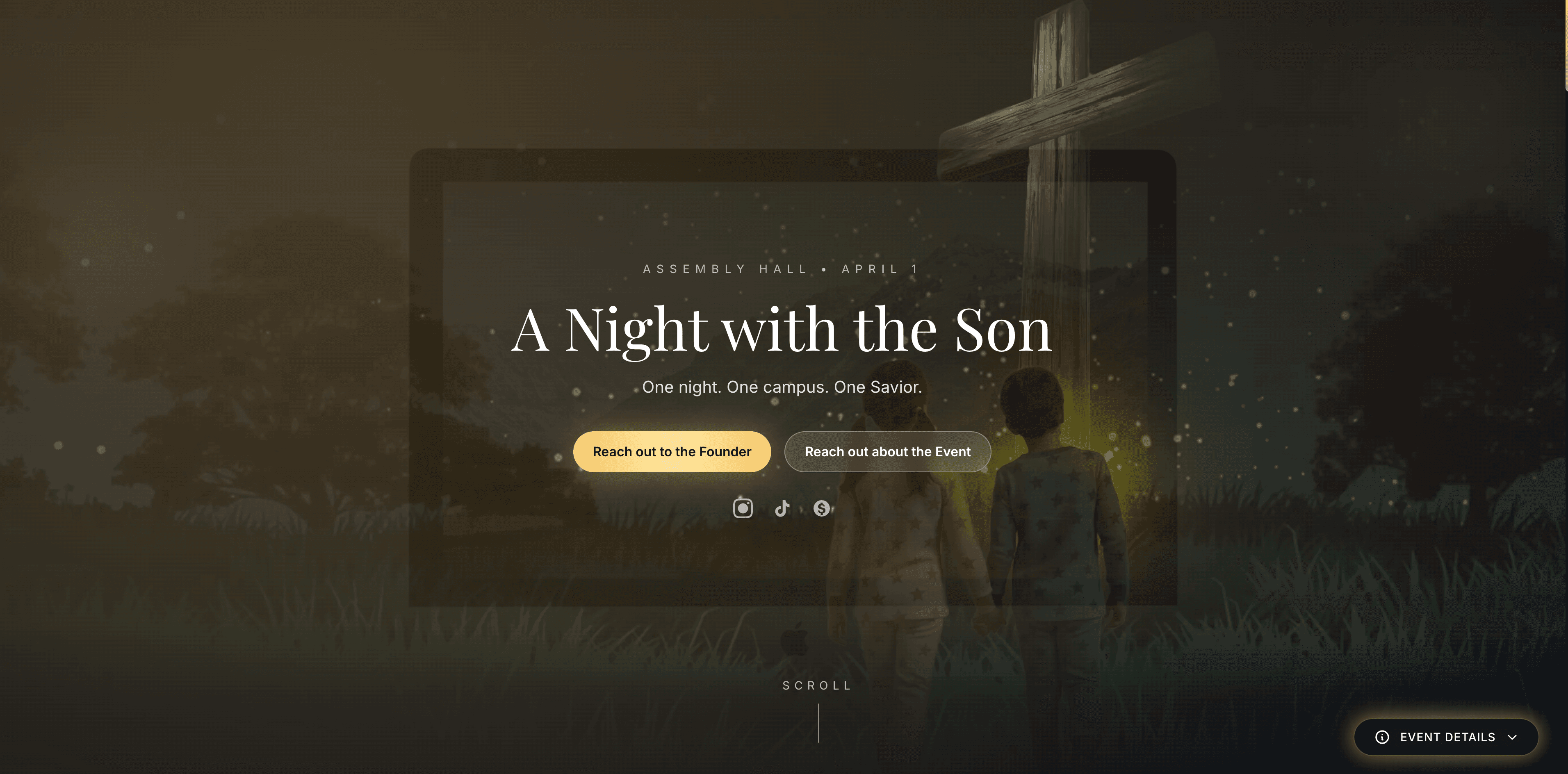 A Night with the Son Website